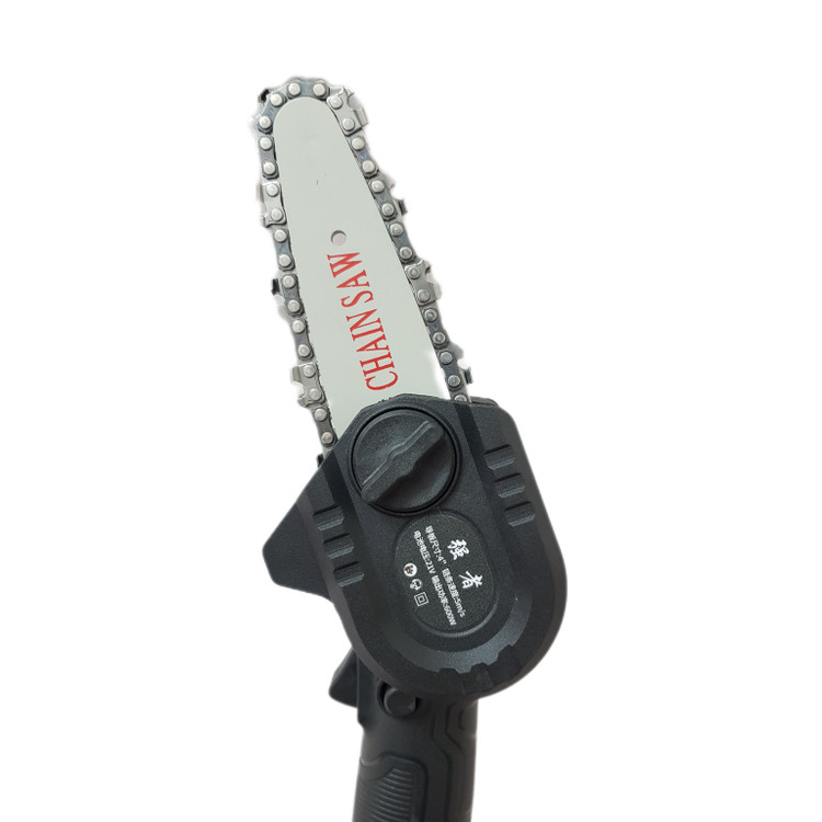اره برقی شارژی قدرتی (اره زنجیری) برند CHAIN SAW مدل 21V با تیغه 10 سانتی متری (4 اینچ)