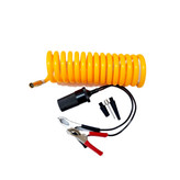 لوله فنری و گیره سر باتری و ۳ عدد سوزن