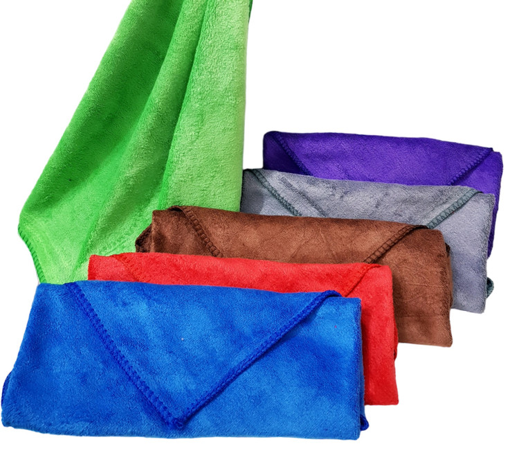 حوله دستمال نظافت خودرو و منزل میکروفایبر (بدون پرز و ضدخش) مدل 40×40