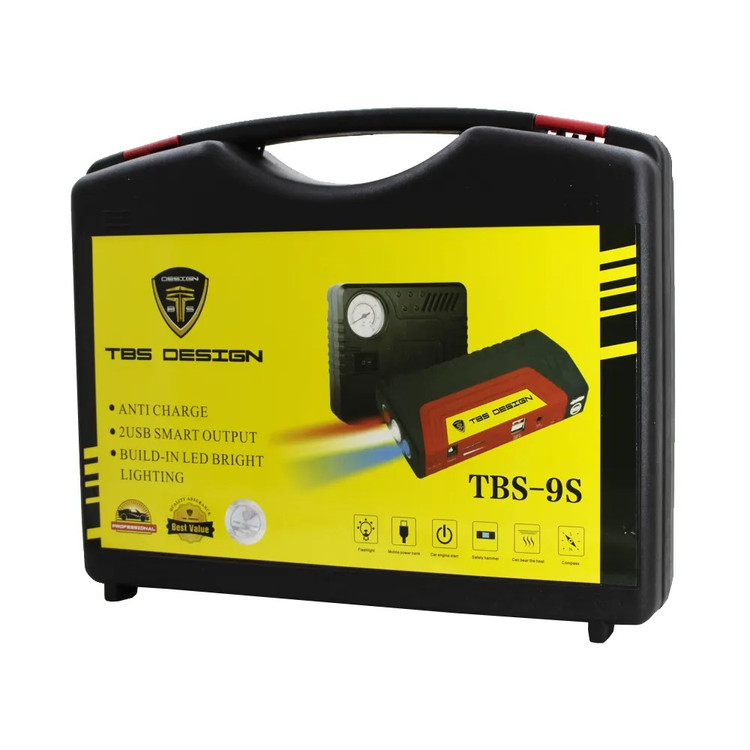 کیت جامپ استارتر توبیز مدل TBS-9S به همراه پمپ باد