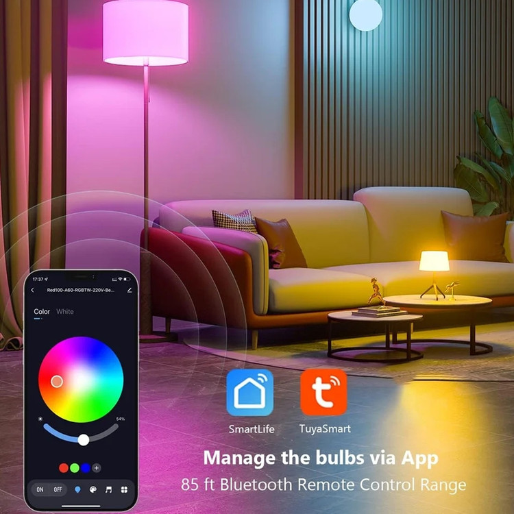 لامپ هوشمند ۱۰ واتی RGB+CCT برند تویا Tuya