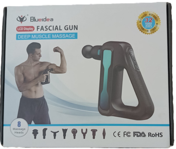 ماساژور تفنگی بلو ایدیا ۸ سری مدل BLUEIDEA BLD-888 و شارژی