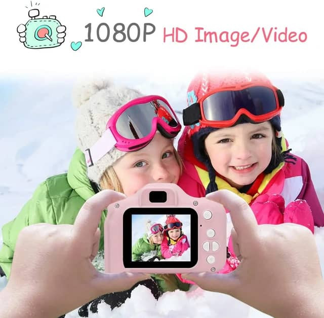 دوربین عکاسی کودک فانتزی طرح خرگوش رنگ صورتی