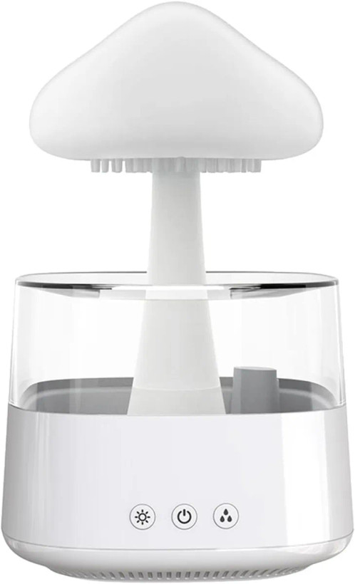 چراغ خواب اسپیکردار بارانی ابری (قارچی) Bluetooth speaker rain cloud humidifier