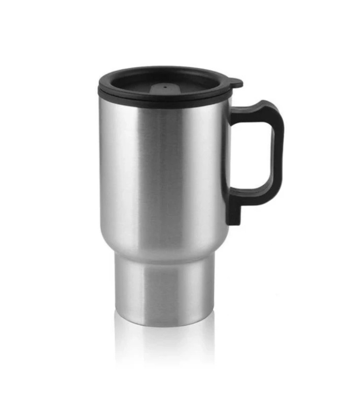 ماگ داخل استیل فندکی برقی داخل ماشین ۱۲ وات (چای ساز فندکی) (فلاسک فندکی خودرو)