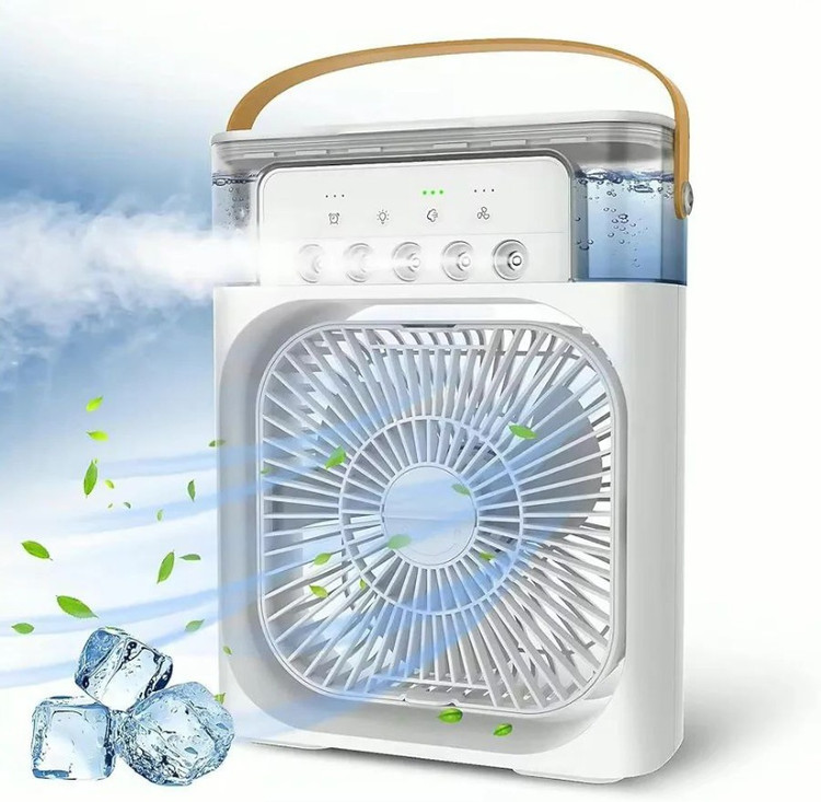 پنکه مه پاش ۵تایی پایه دار(مدل Air Cooler Fan) (کولر آبی) - کیفیت بالا