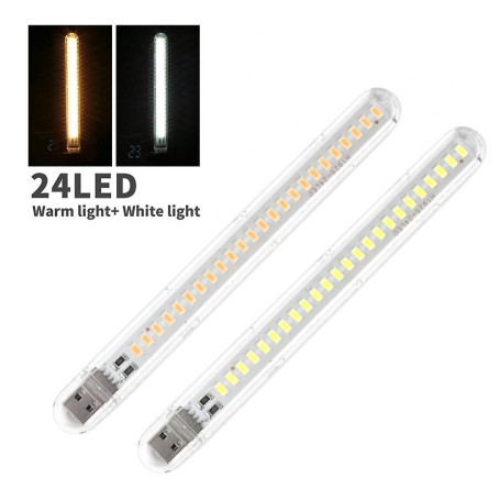 چراغ LED بیست و چهارتایی USB دارای قاب محافظ
