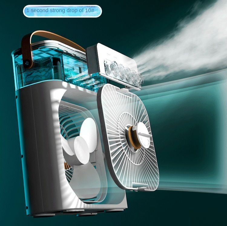 پنکه مه پاش ۵تایی سایز بزرگ (مدل Air Cooler Fan) (کولر آبی) - کیفیت بالا