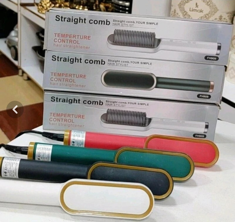برس حرارتی صاف کننده مو Straight comb (دارای رنگبندی)