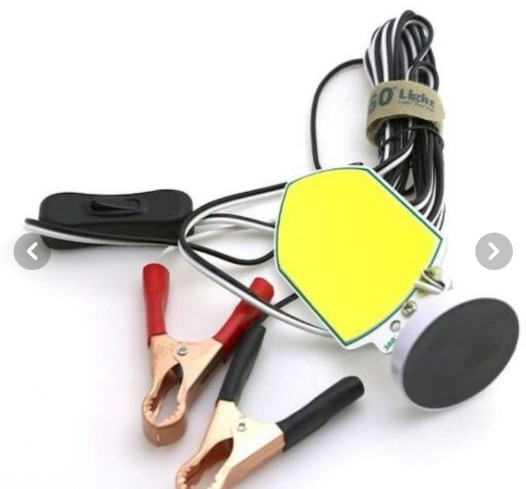 چراغ سیار ماشین 12V مدل TM-20COB با پایه آهنربا دار از 360 Light