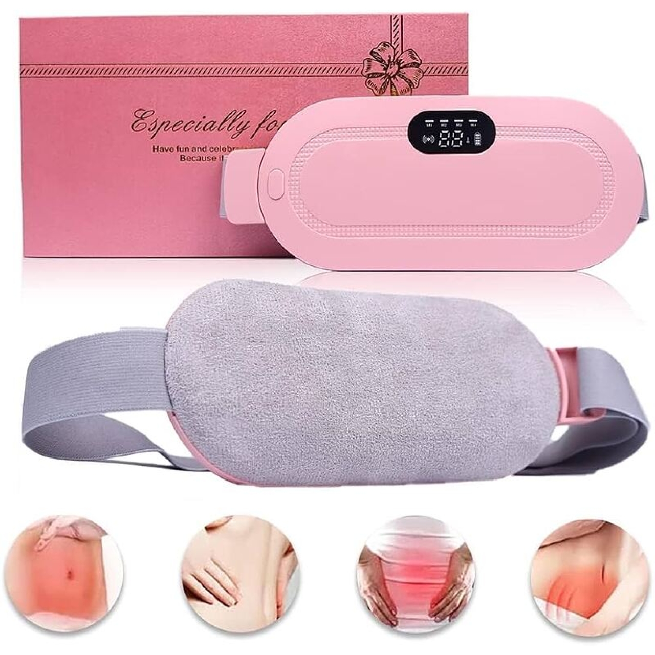 ماساژور لرزشی و گرمایشی قاعدگی زنان ــ اصل و جعبه کادویی