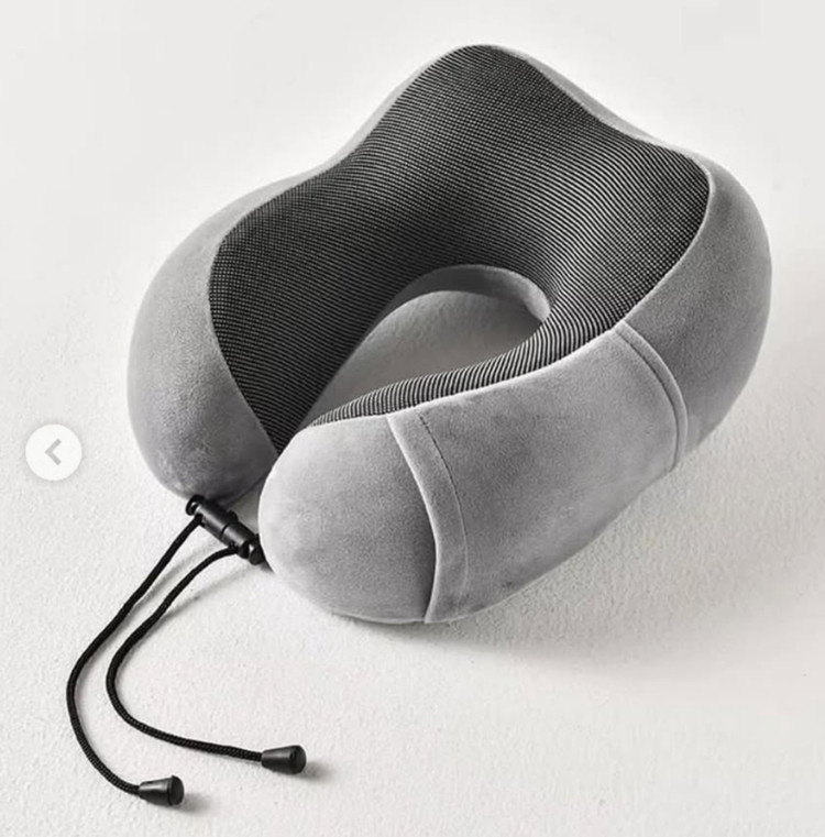 بالش دور گردنی (اسفنج مموری فوم) و روکش مخمل _ وارداتی