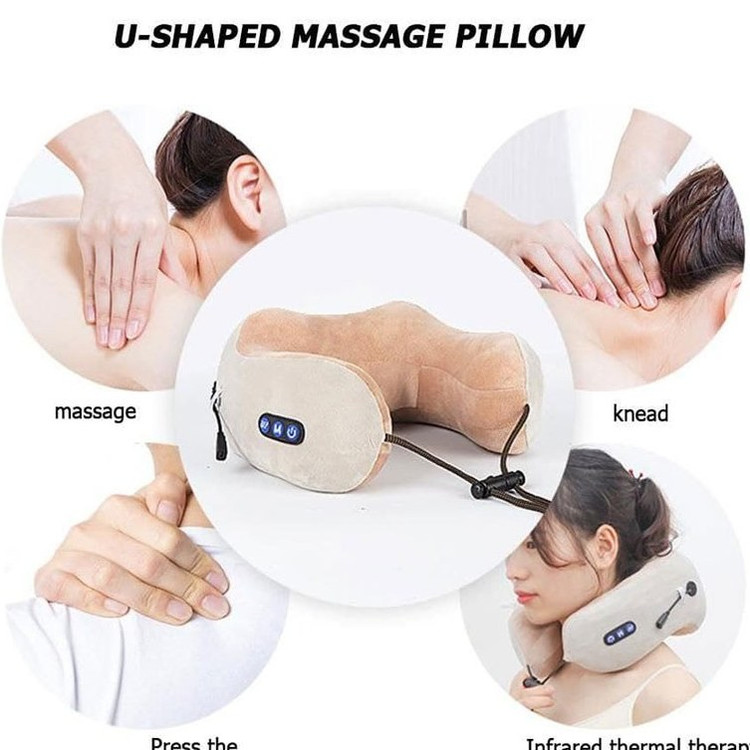 بالش گردنی ماساژور دار(بلوایدیا) ماساژور برقی بالشتی U-shaped کیفیت عالی