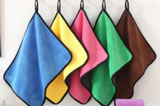 حوله دستمال نظافت میکروفایبر ۷۰ گرمی مدل 40×30