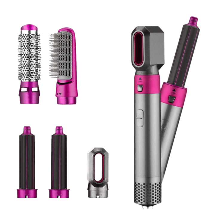 حالت دهنده مو و سشوار پنج کاره مو طرح دایسون مدل tp-5+1 کد YX-818
