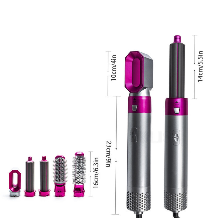 حالت دهنده مو و سشوار پنج کاره مو طرح دایسون مدل tp-5+1 کد YX-818