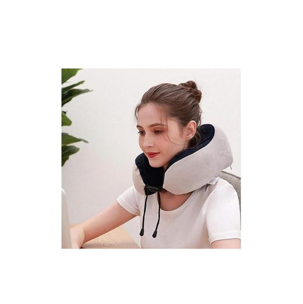 بالش گردنی ماساژور دار/ماساژور برقی بالشتی U-shaped رنگ صورتیطوسی کیفیت عالی