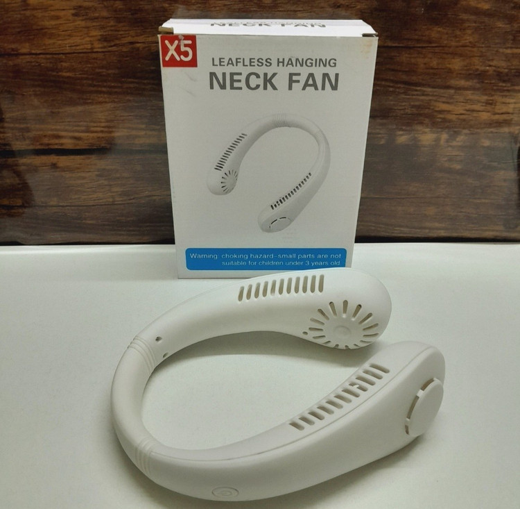 پنکه گردنی شارژی بدون پره مدل X5