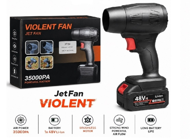 جت فن شارژی و بلوور قدرتمند ویولنت (Violent fan)