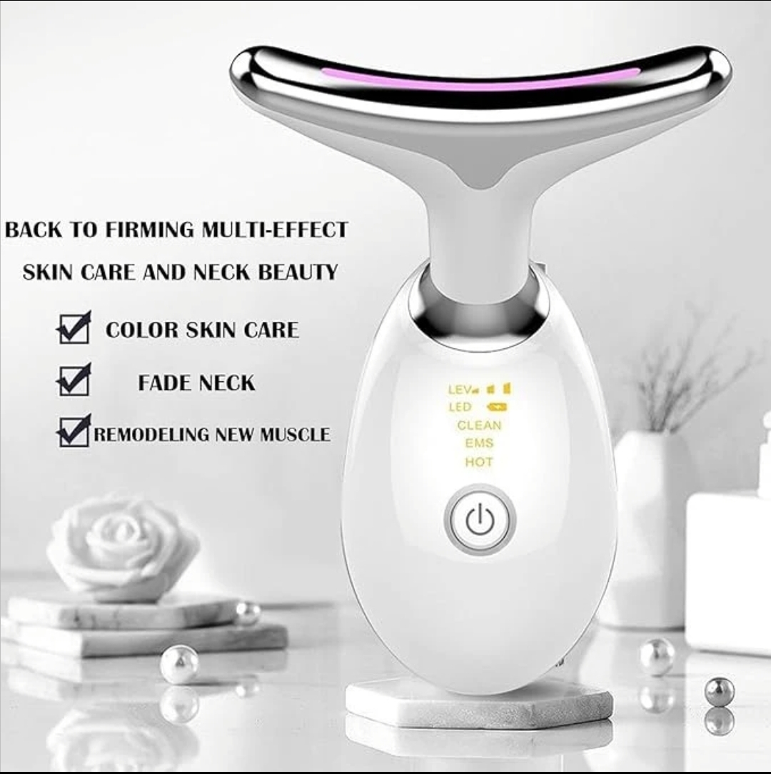 ماساژور لیفت صورت و گردن وارداتی مدل ES-1081 با تکنولوژی میکروجریان و ماساژور ارتعاشی