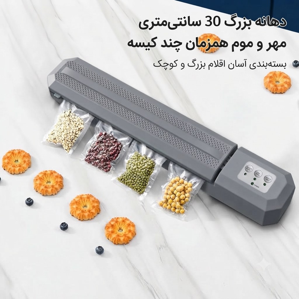 دستگاه پرس و وکیوم خانگی مدل M_۷۰۶ (وکیوم سیلر خانگی)